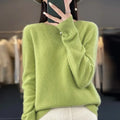 Pullover damski – Luźny krój z miękką fakturą - 3 - Stylpuls