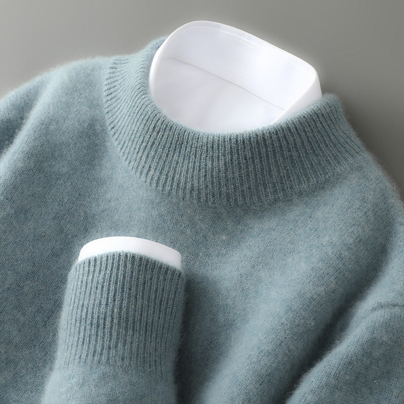 Damenpullover mit geripptem Rundhalsausschnitt und langen Ärmeln - 4 - Jasminaboutique.com