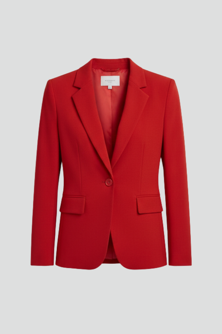 Blazer damski z klasycznym krojem i eleganckimi detalami | S&P - 7 - Stylpuls